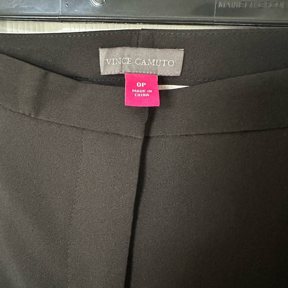 Vince Camuto Black Slim Fit Trousers - Picture 2 of 5